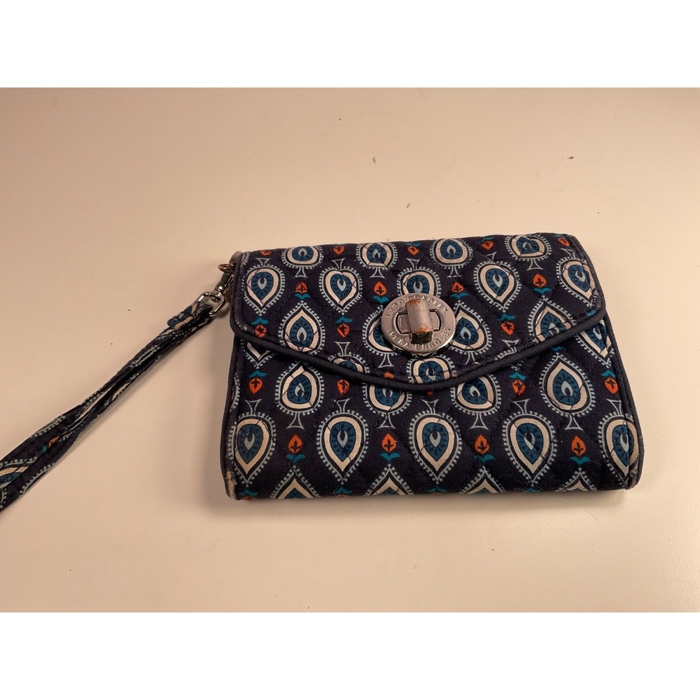 Vera Bradley Wristlet Blue Multi